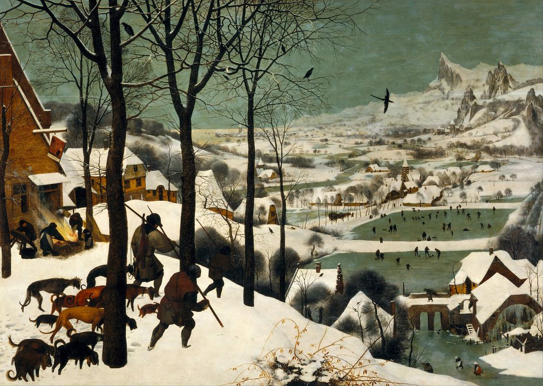 Pieter Bruegel the Elder, Hunters in the Snow (Winter), 1565