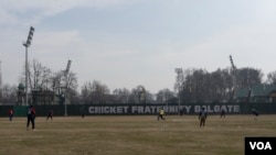 Cricket Fraternity Dalgate is one of the prominent local cricket tournament organizers in Srinagar. The local association has saved the lives of many individuals who were involved in drug use. (Wasim Nabi/VOA)