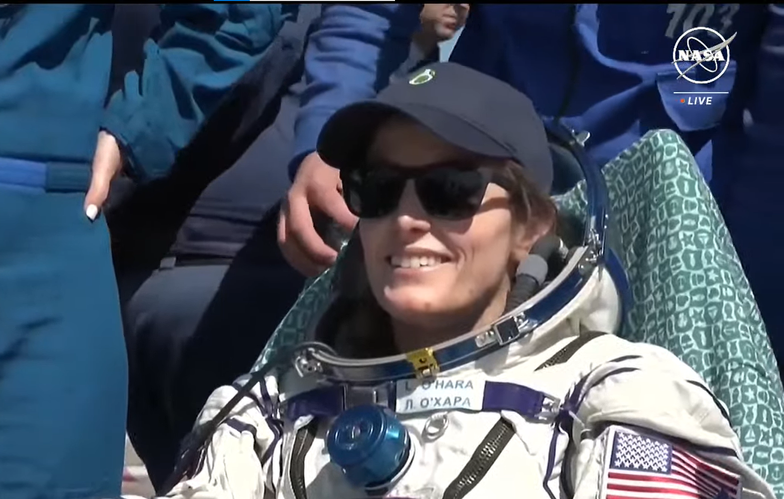 NASA Astronaut Loral O’Hara, Crewmates Return from Space Station - NASA